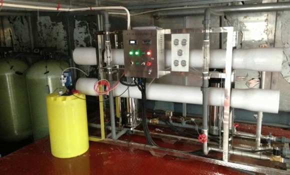 电镀厂用水 4吨/每小时 反渗透纯净水设备 天博在线官网KJ-RO4000L